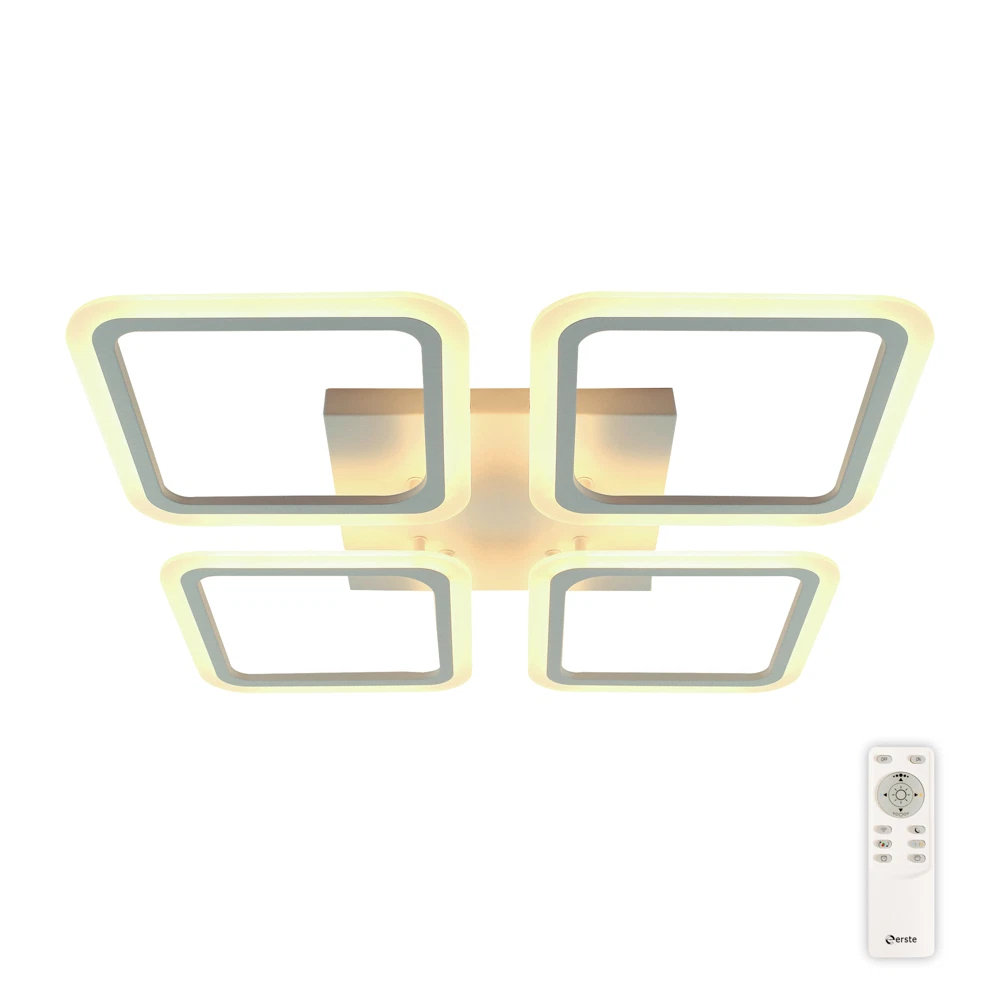 Plafoniera LED Erste Sonne 110W, 3CCT, cu telecomanda, alb, lumina reglabila [3]