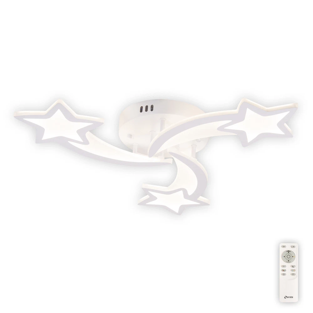 Plafoniera LED Erste Star 52W, 3CCT, cu telecomanda, alb, lumina reglabila [2]