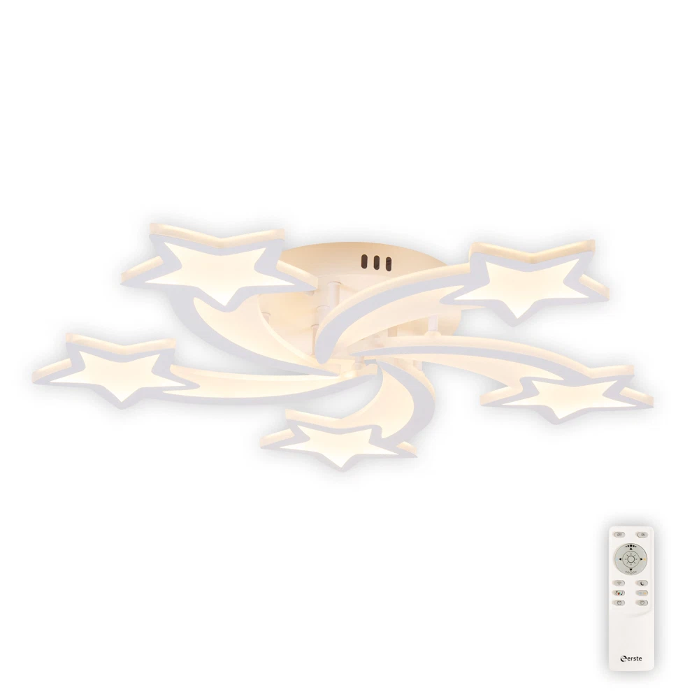 Plafoniera LED Erste Star 86W, 3CCT, cu telecomanda, alb, lumina reglabila [2]