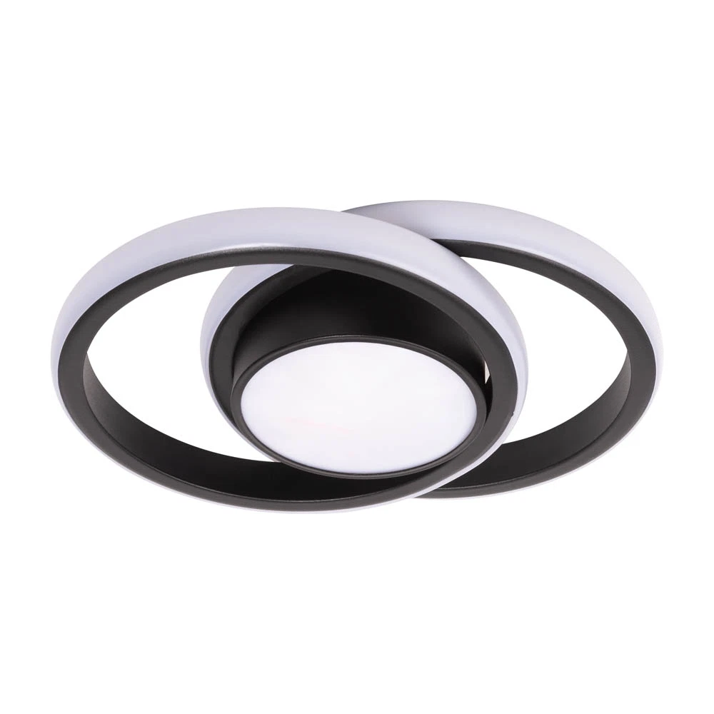 Electrice - Plafoniera LED Erste Vista 38W, IP20, negru, design modern