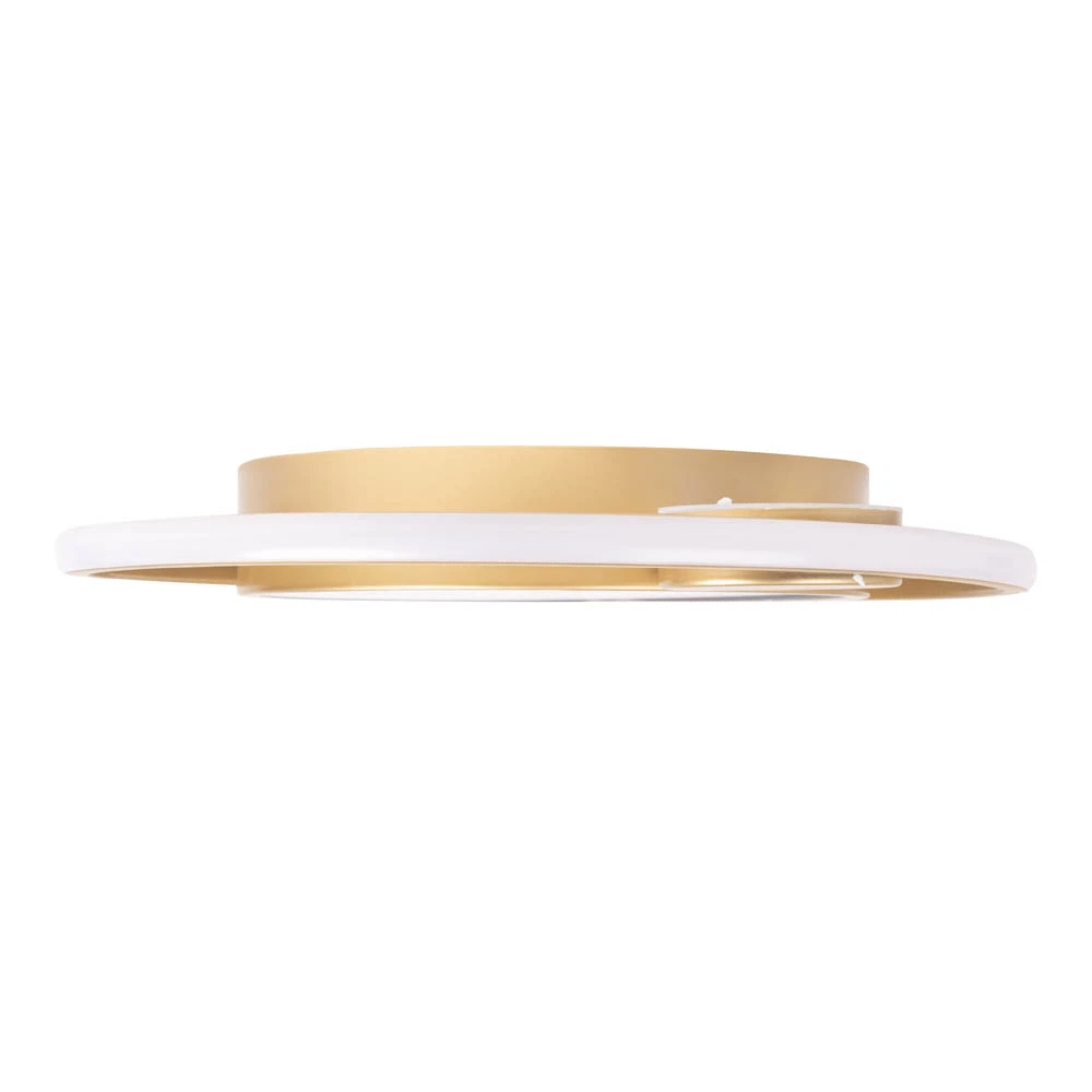 Plafoniera LED Erste Yumo 36W, 1980 lm, 4000K, 420x70 mm, auriu [1]