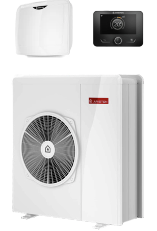 Pompe de caldura - Pompa de căldură aer-apă Ariston NIMBUS POCKET 80 M-T NET R32, monobloc, încălzire/răcire/ACM, A+++