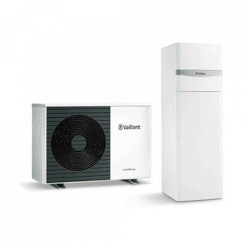 Pompe de caldura - Pompă de căldură aer-apă monobloc 7kW Vaillant aroTHERM Plus R290, cu Unitower (boiler inclus 185 litri)