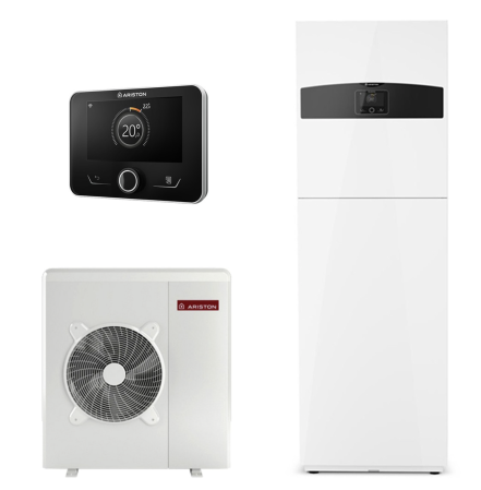 Energie verde - Pompe de caldura - Pompă de căldură Ariston Nimbus Compact 80 S-T NET R32 11,7 kW Split Trifazată cu boiler integrat 180 L A+++
