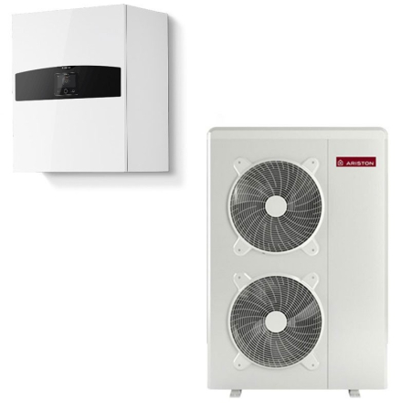 Energie verde - Pompe de caldura - Pompa de caldura split monofazic pentru incalzire, racire si apa calda menajera Ariston Nimbus Plus 120 S NET R32 12kW. 3 ani garantie