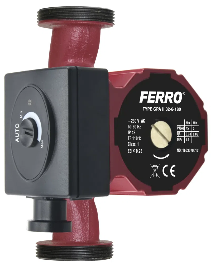 Pompe - Pompa de circulatie electronica Ferro GPA II 32-6-180 pentru instalatii de incalzire
