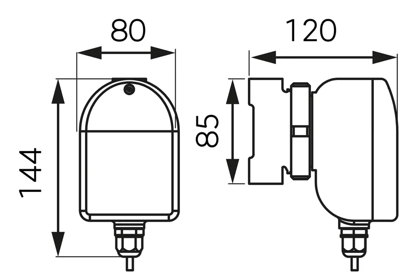 Pompa de circulatie pentru apa potabila Ferro CP 15-1.5, 28W, racord G1/2", 85 mm [1]