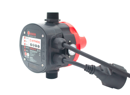 Accesorii pompe - Presostat electronic reglabil pentru apă 1" cu protecție lipsă apă