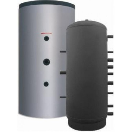 Puffere - Puffer SUNSYSTEM P 300 Litri, rezervor de acumulare agent termic izolat, fără serpentină