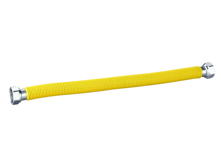 Accesorii robineti - Racord flexibil extensibil din inox pentru gaz Ermetiq RG412FF-100B 1/2" FF 100-200 cm