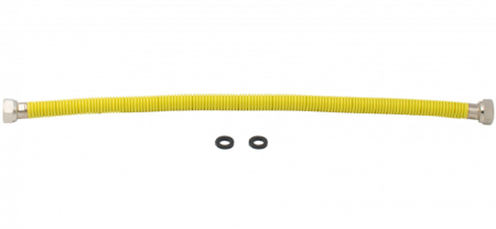 Accesorii robineti - Racord flexibil extensibil din inox pentru gaz Ermetiq RG812FF-30 30 cm 1/2" FF
