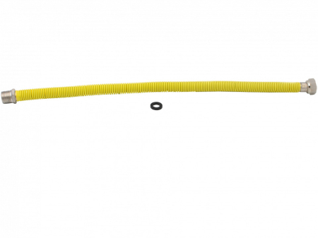 Accesorii robineti - Racord flexibil extensibil din inox pentru gaz Ermetiq RG812MF-30 30 cm 1/2" MF