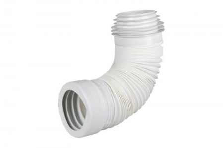 Sanitare - Racord WC flexibil-extensibil Ermetiq CR-1221, lungime reglabila 250-530 mm