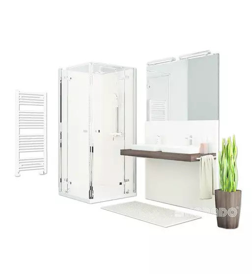 Radiatoare - Radiator de baie KORADO KORALUX LINEAR CLASSIC KLC 1220x500 mm, 507 W, alb
