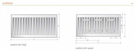 Radiator otel panou DK-22 600/2000 PURMO [2]