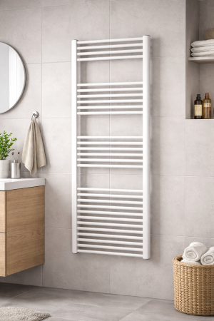 Radiator portprosop din oțel Fornello Premium Straight 400x1750 mm, alb, vertical [1]