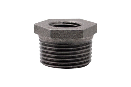 Tevi si fitinguri - Reducție 241 Everpro 1 1/2" x 1", fontă neagră, filet exterior - interior, pentru instalații gaz și încălzire