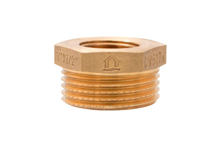 Tevi si fitinguri - Reductie din alama CW617N Ermetiq ER-R1238 1/2" x 3/8" FI-FE
