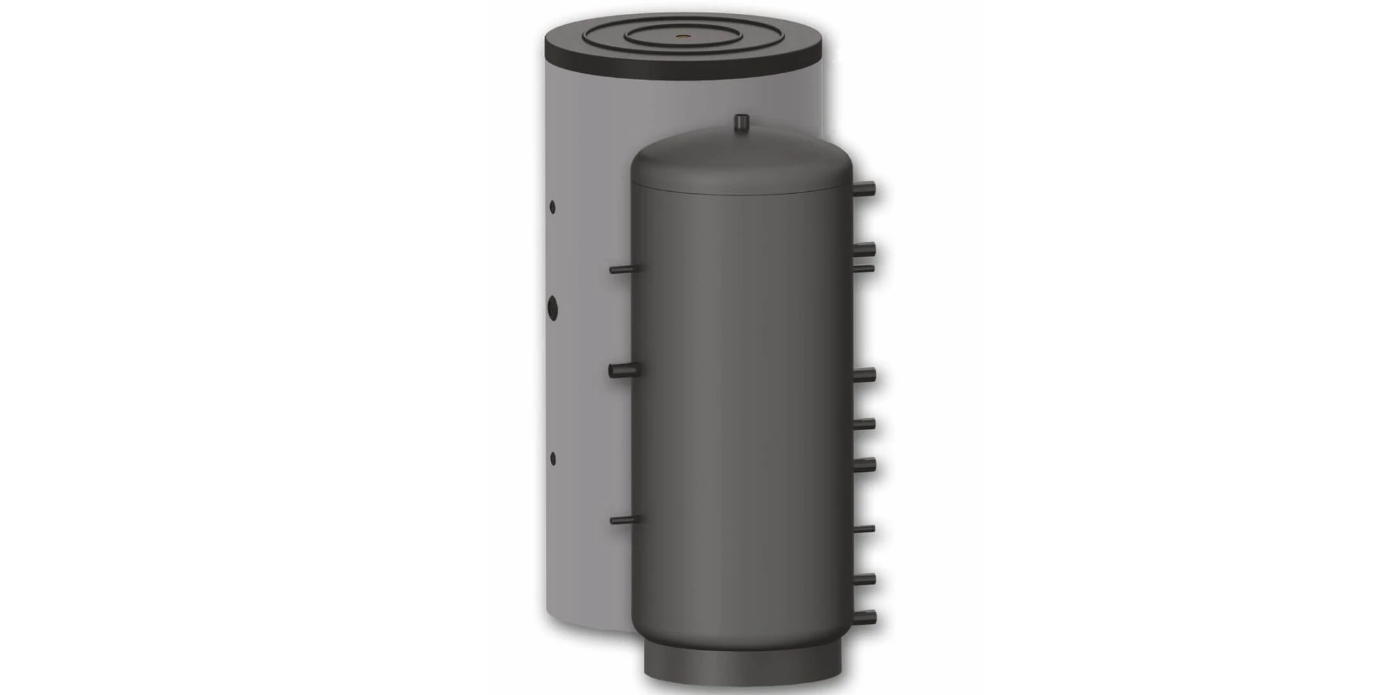 Energie verde - Pompe de caldura - Rezervor de acumulare izolat SUNSYSTEM 1000 litri, pentru instalatii de incalzire