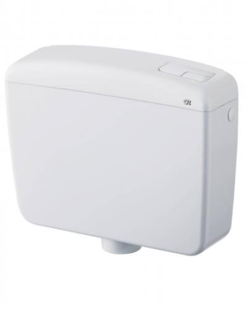 Sanitare - Rezervor WC Plus 2 Ermetiq CR-1030S2 cu actionare dubla 3/6 L, montaj pe perete