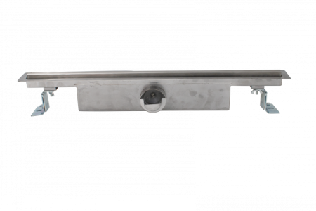 Rigola de dus Ermetiq CUTS Slim din inox 500 x 53 mm, gratar decorativ, evacuare Ø40/50 mm, VEN-S507K [1]