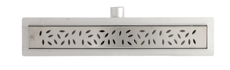 Sifoane si rigole - Rigola de dus Ermetiq Stylish din inox 800 x 70 mm, gratar inox, evacuare Ø40/50 mm, VEN-S807C