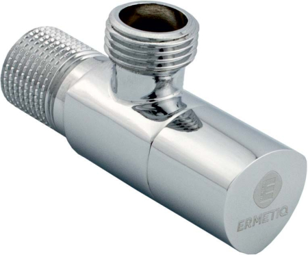 Robineti - Robinet coltar design LUXURY Ermetiq ER-CC1238 1/2" x 3/8", crom, din alama