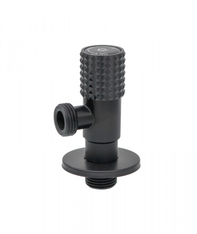 Robineti coltari pentru apa - Robinet coltar inox BLACK MATTE 1/2x1/2"