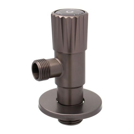 Robineti coltari pentru apa - Robinet coltar inox MATTE Ermetiq IEL-CD1234G 1/2" x 3/4" cu cartus ceramic