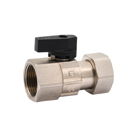 Robineti de trecere pentru apa - Robinet cu olandez nedemontabil din alama Ermetiq RB-DG34FF 3/4" FF