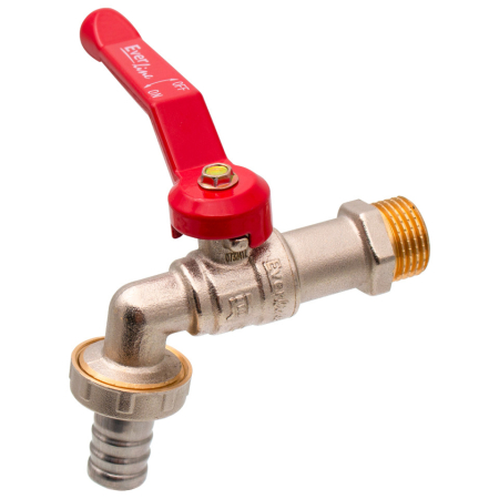 Robineti de trecere pentru apa - Robinet dublu serviciu din alama Ermetiq RB-RA11 1" FE cu maner
