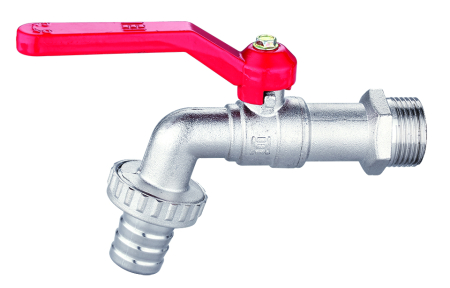 Robineti de trecere pentru apa - Robinet dublu serviciu Ermetiq RZ-RA12 1/2", pentru gradina, cu racord furtun si aerator