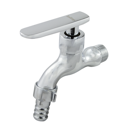 Robineti de trecere pentru apa - Robinet dublu serviciu scurt Ermetiq EL-051 1/2" pentru exterior