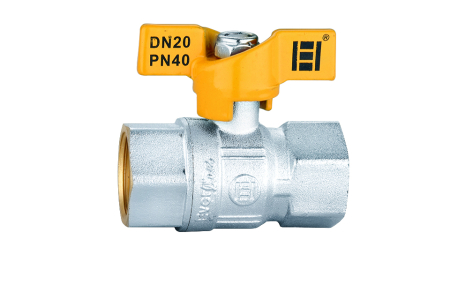 Robineti pentru gaz - Robinet fluture gaz din alama Ermetiq RG-DFF34A 3/4" FI-FI
