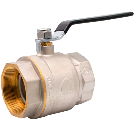 Robineti de trecere pentru apa - Robinet sferic din alama cu maner Ermetiq ER-LDFF3A 3" FF, PN40