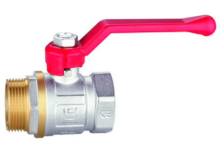 Robineti de trecere pentru apa - Robinet sferic din alama cu maner Ermetiq RM-LMF114A 1-1/4" MF, PN40