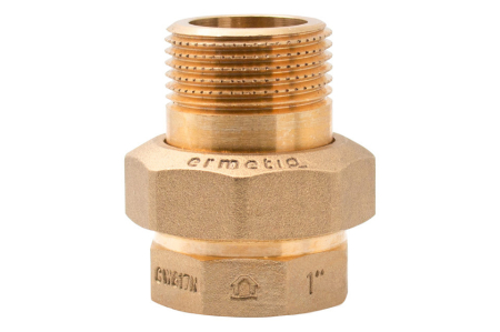 Tevi si fitinguri - Robinet sferic din alama Ermetiq ER-LDMF34A 3/4" MF cu maner