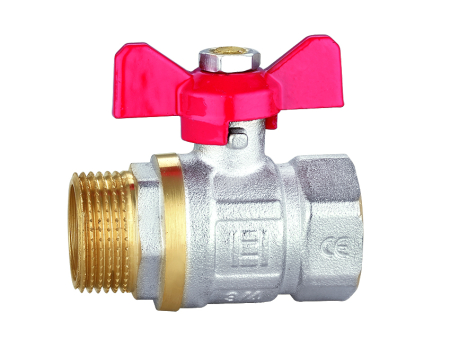 Robineti tip fluture - Robinet sferic din alama tip fluture Ermetiq RM-DMF11A 1" MF, PN40