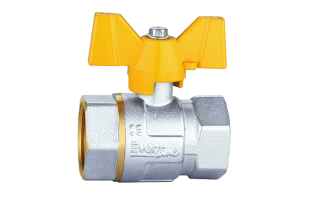 Robineti pentru gaz - Robinet tip fluture pentru gaz Ermetiq RG-DFF38B 3/8" FF