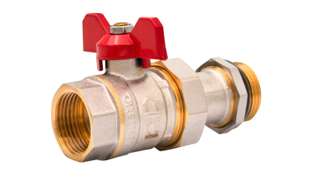 Robineti de trecere pentru apa - Robinet trecere cu racord olandez Ermetiq ER-RHT11A 1" MF, PN40