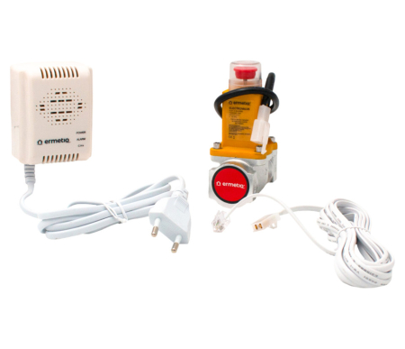 Set detector gaz 220V AC cu electrovalva 9-12V CC 3/4" Ermetiq ELG-QDH/E34 [0]