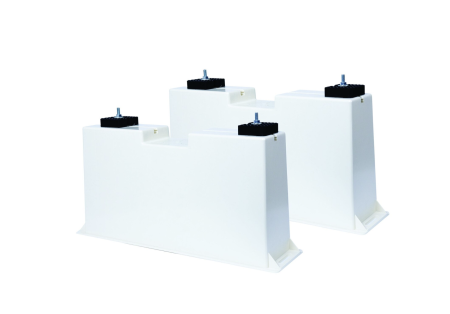 Energie verde - Pompe de caldura - Set suporti pardoseala pentru pompa de caldura, H 270 mm, L 550 mm, 2 bucati