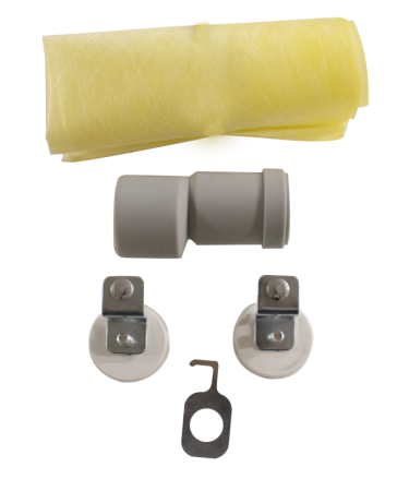 Sifon de pardoseala Ermetiq POINTS din inox, iesire laterala Ø40/50 mm, 120 x 120 mm, VEN-S5012D [3]