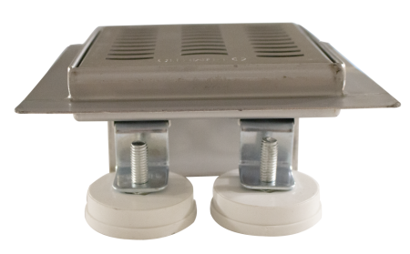 Sifon de pardoseala Ermetiq WAVES din inox, iesire laterala Ø40/50 mm, 120 x 120 mm, VEN-S5012E [2]