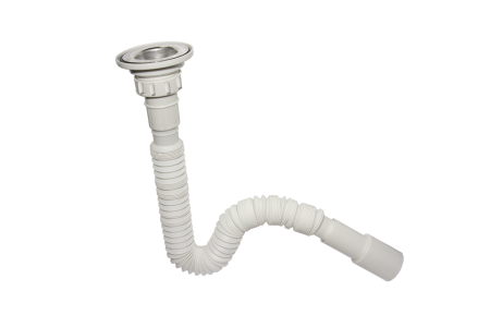 Sifoane si rigole - Sifon flexibil Ermetiq pentru chiuveta 2" (Ø50 mm), EVP-SFD22