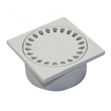 Sifoane si rigole - Sifon pardoseala Ermetiq CR-1700 100x100 mm cu iesire verticala Ø40 si sifon anti-miros