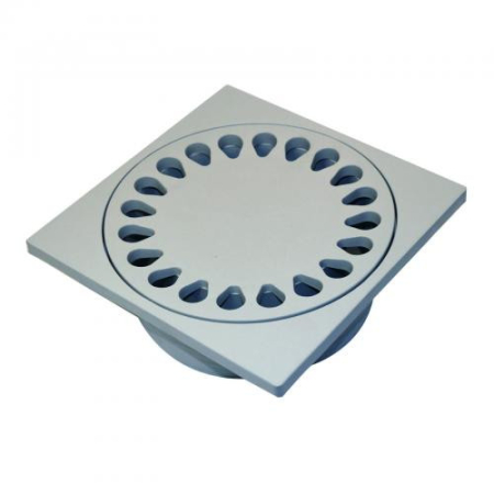 Sifoane si rigole - Sifon pardoseala Ermetiq CR-1703 250x250 mm cu iesire verticala Ø110 si sifon anti-miros