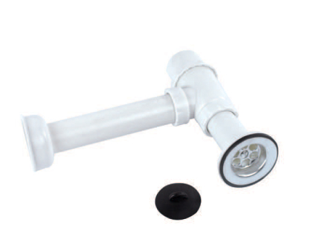 Sifoane si rigole - Sifon plastic Ermetiq cu recipient decantor si sita inox 1 1/4", evacuare 20 cm