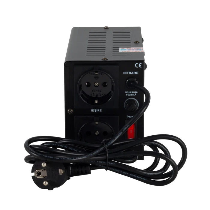 Stabilizator automat de tensiune SVR-S 500 VA / 375 W, cu releu, protectie echipamente electrice, 230V [1]