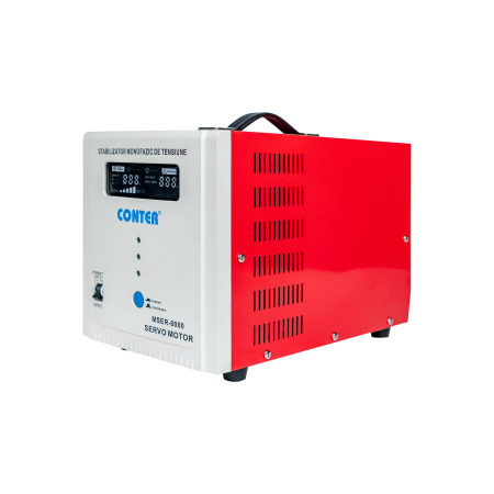 Stabilizator monofazic de tensiune Conter MSER-8000 V2, 8000 VA / 6000 W, cu servomotor, 230V [1]